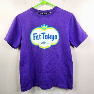 Fat Tokyo Japan Streetwear Short Sleeve Crew Neck Cotton Graphic Tee Small